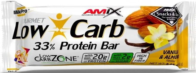 Μπάρα πρωτεΐνης Amix Low-Carb 33% Protein 60γρ