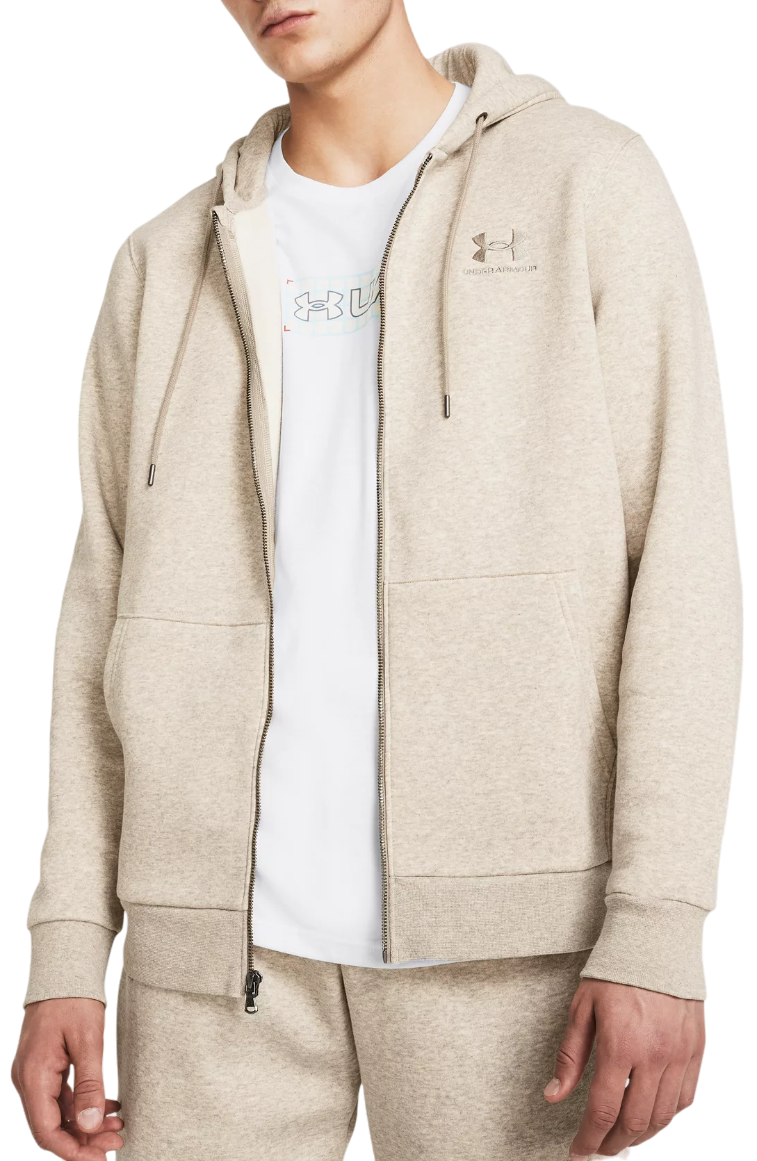 Φούτερ-Jacket με κουκούλα Under Armour UA Essential Fleece FZ Hood
