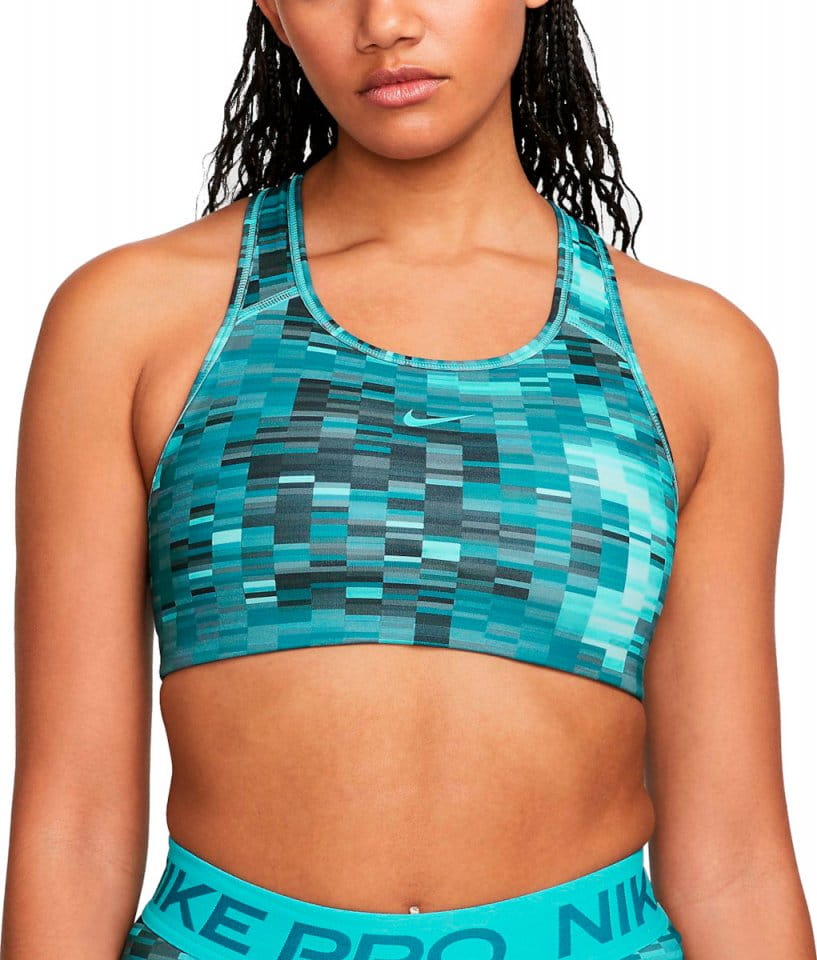 Στηθόδεσμος Nike Swoosh Women Medium-Support 1-Piece Pad Allover Print Bra