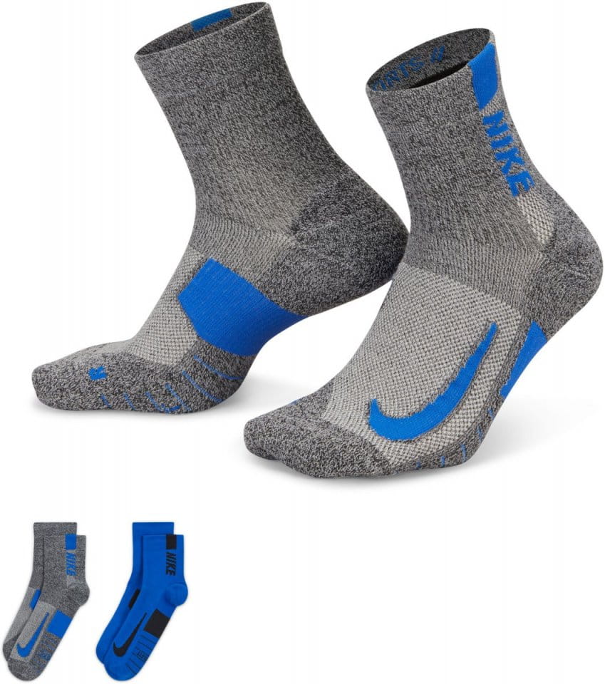 Κάλτσες Nike Multiplier Running Ankle Socks (2 Pair)